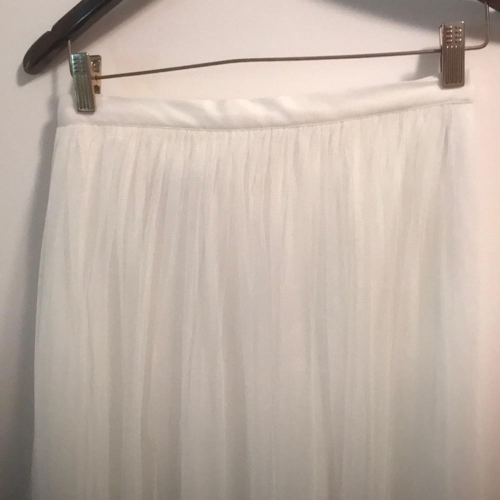 NWT BHLDN Jenny Yoo Louise Tulle skirt Ivory sizes 0, 8, 10, 18 - Picture 6 of 16